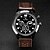 cheap Military Watches-V6 Men&#039;s Wrist Watch Leather Band Black / Brown / Khaki / Two Years / Mitsubishi LR626