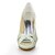 cheap Women&#039;s Heels-Women&#039;s Summer Stiletto Heel / Platform Wedding Dress Crystal Stretch Satin Ivory