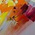 olcso Absztrakt festmények-Kézzel festett AbsztraktModern Egy elem Vászon Hang festett olajfestmény For lakberendezési