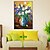 cheap Prints-Oil Painting Hand Painted - Floral / Botanical Modern / European Style Canvas