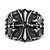 cheap Religious Jewelry-Men&#039;s Ring - Cross Unique Design, Vintage, Fashion 8 / 9 / 10 / 11 Black For Wedding Party Daily