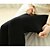 olcso Szexi fehérnemű-Női Polárral bélelt Legging - Egyszínű Közepes csípő Fekete Bor Tengerészkék Egy méret / Sovány