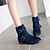cheap Women&#039;s Boots-Women&#039;s Shoes Leatherette Low Heel Fashion Boots Boots Outdoor / Dress / Casual Black / Blue / Yellow / Purple