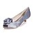 cheap Wedding Shoes-Women&#039;s Shoes Satin Spring / Summer Low Heel Blue / Champagne / Ivory / Wedding / Party &amp; Evening