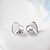 cheap Earrings-Women&#039;s Stud Earrings Heart Heart Birthstones Sterling Silver Silver Earrings Jewelry For Wedding Party Daily Casual Sports