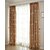 cheap Curtains Drapes-Rod Pocket Grommet Top Double Pleat Two Panels Curtain Country Modern Neoclassical Mediterranean , Embroidery Leaf Bedroom