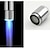 abordables Robinets-pulvérisateurs-La couleur bleue a mené des filtres de robinet d&#039;eau du robinet d&#039;évier de robinet pour la cuisine et la salle de bains