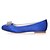 cheap Wedding Shoes-Women&#039;s Shoes Satin Spring / Summer Flat Heel Blue / Champagne / Ivory / Wedding / Party &amp; Evening