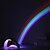 cheap Décor &amp; Night Lights-1W Creative Usb Cromantic Starry Sky Rainbow Projection Led Lamp Is Acted  A Night Light 23*11.5*12.5CM 220V ABS