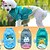 cheap Dog Clothes-Cat Dog Sweater Puppy Clothes Cartoon Casual / Daily Winter Dog Clothes Puppy Clothes Dog Outfits Blue Green Gray Costume for Girl and Boy Dog Cotton XS S M L XL