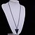 olcso Divat nyaklánc-Női Nyaklánc medálok hosszú nyaklánc Hosszú hölgyek Divat Ötvözet Fekete Arany Ezüst Nyakláncok Ékszerek Kompatibilitás