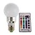 billige Lyspærer-3 W 300-350 lm E26 / E27 1 LED perler Høyeffekts-LED Fjernstyrt Dekorativ RGB 85-265 V / 1 stk. / RoHs