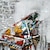 billige Stillebensmalerier-Hang-Painted Oliemaleri Hånd malede Kvadrat Abstrakt Sille Liv Moderne Omfatter indre ramme / Strakt lærred