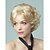 cheap Synthetic Wigs-Synthetic Wig Curly Curly Wig Short Blonde Synthetic Hair Women&#039;s