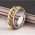 cheap Rings-Men&#039;s Statement Ring spinning ring Black Silver Golden Stainless Steel Alloy Ladies European Fashion Daily Casual Jewelry