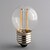 cheap Light Bulbs-5pcs G45 2W E27 250LM 360 Degree Warm/Cool White Color Edison Filament Light LED Filament Lamp (AC220V)