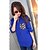 cheap Women&#039;s Blouses &amp; Shirts-Women&#039;s Leopard Blue / Pink / Black / Orange Blouse , V Neck Long Sleeve