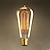 preiswerte Weißglühende Glühbirnen-1 Stück 40 W / 60 W B22 ST64 2300 k Glühende Vintage Edison Glühbirne