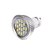 voordelige Gloeilampen-10 stuks 6000 lm GU10 LED-spotlampen R63 16 LED-kralen SMD 5630 Decoratief Koel wit 220-240 V