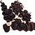 お買い得  つけ毛（カラー）-ブラジリアンヘア ウェーブ 200 g 人間の髪編む 人間の髪織り 人間の髪の拡張機能 / 8A