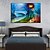 cheap Landscape Paintings-Oil Paintings Modern Landscape Rainy Street Canvas Material With Wooden Stretcher Ready To Hang SIZE:60*90CM.