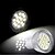 abordables Ampoules électriques-1pc 5 W 400 lm GU10 Spot LED 16 Perles LED SMD 5630 Décorative Blanc Chaud / Blanc Froid 85-265 V / 1 pièce / RoHs