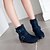 cheap Women&#039;s Boots-Women&#039;s Shoes Leatherette Low Heel Fashion Boots Boots Outdoor / Dress / Casual Black / Blue / Yellow / Purple