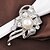 cheap Pins and Brooches-Women&#039;s Brooches Stylish Fashion Crystal Brooch Jewelry Lavender Silver For Wedding Party Dailywear