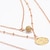 preiswerte Halsketten-Damen Y Halskette Layered Ketten Mehrlagig Bar damas Mehrlagig vergoldet Aleación Gold Silber Modische Halsketten Schmuck Für
