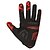 cheap Bike Gloves / Cycling Gloves-SANTIC Bike Gloves / Cycling Gloves Reflective Warm Wearproof Shockproof Sports Gloves Winter Red for Ski / Snowboard Climbing Leisure Sports