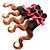 رخيصةأون خصلات الشعر باللون الطبيعي-شعر برازيلي هيئة الموج 50 g ظل ينسج شعرة الإنسان شعر إنساني إمتداد / 8A