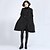 cheap Women&#039;s Coats &amp; Trench Coats-Women&#039;s Solid Black / Yellow Trench Coat , Casual / Plus Sizes Long Sleeve Tweed / Nylon / Wool Blends