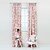 cheap Curtains Drapes-Curtains Drapes Bedroom Poly / Cotton Blend Print
