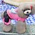preiswerte Hundekleidung-Hund Mäntel Overall Punkt Lässig / Alltäglich Draussen Winter Hundekleidung Welpenkleidung Hunde-Outfits Blau Rose Kostüm für Mädchen und Jungen Hund Baumwolle S M L XL XXL
