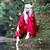 billiga Animekostymer-Inspirerad av InuYasha Inu Yasha Animé Cosplay-kostymer Japanska cosplay Suits Kimono Enfärgad Långärmad Topp Byxor Skärp Till Herr Dam