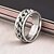 cheap Rings-Men&#039;s Statement Ring spinning ring Black Silver Golden Stainless Steel Alloy Ladies European Fashion Daily Casual Jewelry