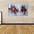 abordables Peintures Abstraites-Peint à la main Abstrait Carré, Moderne Toile Peinture à l&#039;huile Hang-peint Décoration d&#039;intérieur Un Panneau