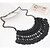 billiga Modehalsband-Dam Chokerhalsband Mynt Mode Legering Brun Svart Silver Halsband Smycken Till Bröllop Party Dagligen Casual