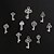 cheap Necklaces-Charms / Pendants Metal Geometric Shape / Animal Shape As Picture 1-6pcs