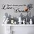 cheap Wall Stickers-Decorative Wall Stickers - Words &amp; Quotes Wall Stickers Animals / Still Life / Romance Living Room / Bedroom / Dining Room / Removable