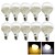 olcso Izzók-YouOKLight 4 W LED gömbbúrás izzók 300-350 lm E26 / E27 A90 24 LED gyöngyök SMD 5630 Dekoratív Meleg fehér Hideg fehér 220-240 V / 10 db. / RoHs / CE