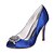 abordables Zapatos de boda-Mujer Satén Primavera / Verano / Otoño Tacón Stiletto Azul / Champaña / Marfil / Boda / Fiesta y Noche