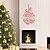 cheap Wall Stickers-Wall Stickers Wall Decals Style Christmas Flower PVC Wall Stickers