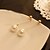 cheap Earrings-Drop Earrings Dangle Earrings For Women&#039;s Pearl Party Casual Daily Pearl Imitation Pearl Alloy Silver