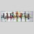 voordelige Pop-art schilderijen-Handgeschilderde Pop Art Vaakatasoinen panoraama, Modern Kangas Hang-geschilderd olieverfschilderij Huisdecoratie Eén paneel