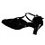 baratos Sapatos Para Dança de Salão &amp; Dança Moderna-Mulheres Sapatos de Dança Sapatos de Dança Moderna Dança de Salão Sandália Salto Personalizado Personalizável Preto / Interior / Espetáculo / Ensaio / Prática / Profissional / EU41