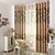 cheap Curtains Drapes-Custom Made Room Darkening Blackout Curtains Drapes Two Panels 2*(59W×70&quot;L) Gold / Bedroom