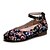 cheap Girls&#039; Shoes-Girls&#039; Flats Flat Heel Flower Cotton Comfort Spring / Fall Navy / Wedding / Wedding / TPU (Thermoplastic Polyurethane)