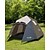 cheap Tents, Canopies &amp; Shelters-Makino 3-4 persons Tent Triple Camping Tent One Room Automatic Tent Well-ventilated Windproof Rain-Proof Anti-Insect Breathability for