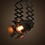 billiga Spotlights-vintage loft spot light industriell hänge ljus svart spotlights klädaffär taklampa